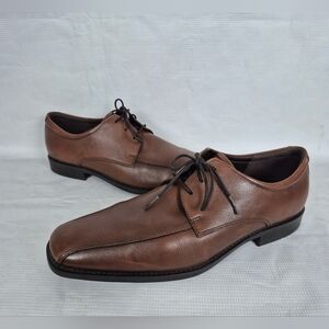 Men's ECCO Brown Leather Oxford Shoes